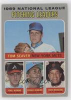 League Leaders - Tom Seaver, Phil Niekro, Fergie Jenkins, Juan Marichal