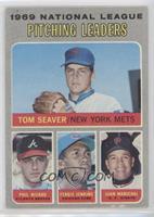 League Leaders - Tom Seaver, Phil Niekro, Fergie Jenkins, Juan Marichal [Good&n…