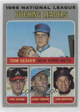 1970 Topps - [Base] #69 - League Leaders - Tom Seaver, Phil Niekro, Fergie Jenkins, Juan Marichal [Good to VG‑EX]