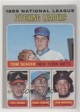 1970 Topps - [Base] #69 - League Leaders - Tom Seaver, Phil Niekro, Fergie Jenkins, Juan Marichal [Good to VG‑EX]