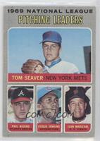 League Leaders - Tom Seaver, Phil Niekro, Fergie Jenkins, Juan Marichal