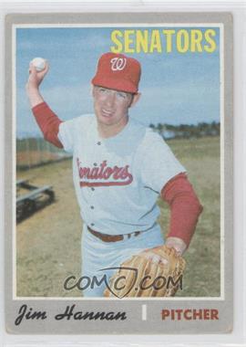 1970 Topps - [Base] #697 - High # - Jim Hannan [Good to VG‑EX]