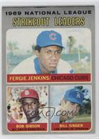 League Leaders - Fergie Jenkins, Bob Gibson, Bill Singer [Poor to Fai…