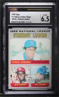 League Leaders - Fergie Jenkins, Bob Gibson, Bill Singer [CSG 6.5 Ex/…