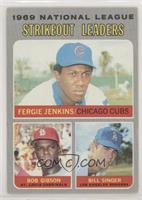 League Leaders - Fergie Jenkins, Bob Gibson, Bill Singer [Good to VG&…