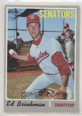 1970 Topps - [Base] #711 - High # - Ed Brinkman