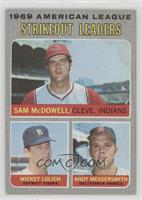 League Leaders - Sam McDowell, Mickey Lolich, Andy Messersmith [Poor to&nb…