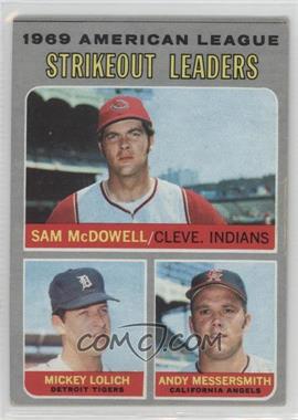 1970 Topps - [Base] #72 - League Leaders - Sam McDowell, Mickey Lolich, Andy Messersmith