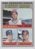 League Leaders - Sam McDowell, Mickey Lolich, Andy Messersmith