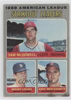 League Leaders - Sam McDowell, Mickey Lolich, Andy Messersmith [Poor to&nb…
