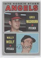 1970 Rookie Stars - Greg Washburn, Wally Wolf