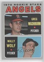 1970 Rookie Stars - Greg Washburn, Wally Wolf