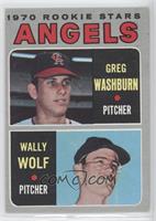 1970 Rookie Stars - Greg Washburn, Wally Wolf