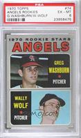 1970 Rookie Stars - Greg Washburn, Wally Wolf [PSA 6 EX‑MT]