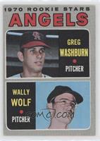 1970 Rookie Stars - Greg Washburn, Wally Wolf