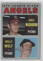 1970 Rookie Stars - Greg Washburn, Wally Wolf [Good to VG‑EX]