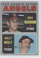 1970 Rookie Stars - Greg Washburn, Wally Wolf