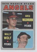1970 Rookie Stars - Greg Washburn, Wally Wolf [Noted]