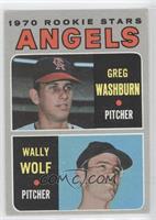 1970 Rookie Stars - Greg Washburn, Wally Wolf [Noted]