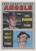 1970 Rookie Stars - Greg Washburn, Wally Wolf