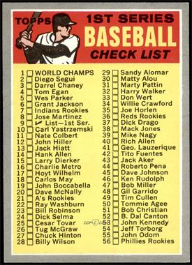 1970 Topps - [Base] #9 - Checklist - 1st Series [NM MT]