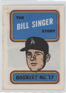 1970 Topps - Booklets #17 - Bill Singer