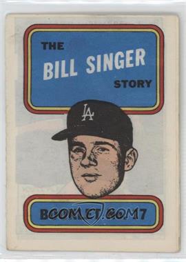 1970 Topps - Booklets #17 - Bill Singer