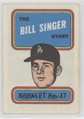 1970 Topps - Booklets #17 - Bill Singer