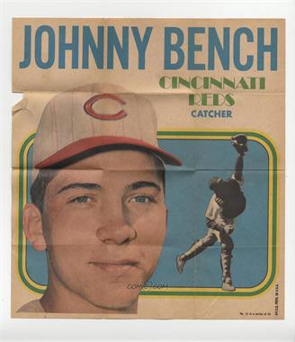 1970 Topps - Posters #11 - Johnny Bench [Poor to Fair]