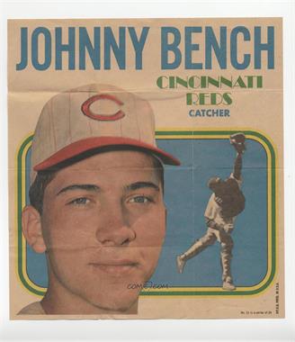 1970 Topps - Posters #11 - Johnny Bench [Poor to Fair]