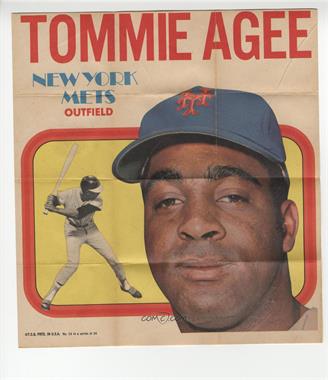 1970 Topps - Posters #13 - Tommie Agee