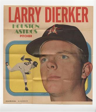 1970 Topps - Posters #15 - Larry Dierker [Good to VG‑EX]