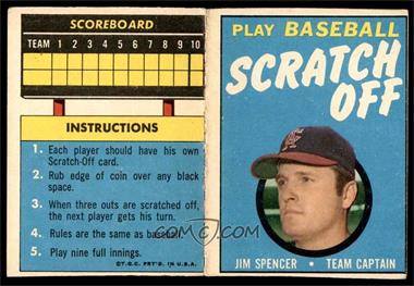 1970 Topps - Scratch Off - Scratched #_JISP - Jim Spencer [VG EX]