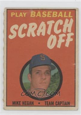 1970 Topps - Scratch Off - Scratched #_MIHE - Mike Hegan