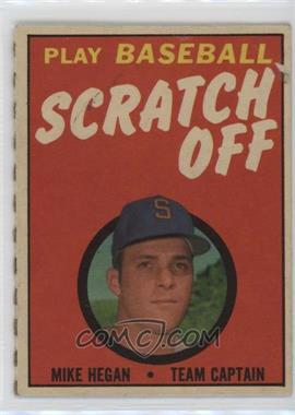 1970 Topps - Scratch Off - Scratched #_MIHE - Mike Hegan