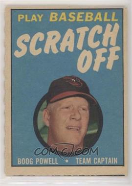 1970 Topps - Scratch Off - Unscratched #_BOPO - Boog Powell