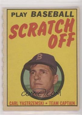 1970 Topps - Scratch Off - Unscratched #_CAYA - Carl Yastrzemski