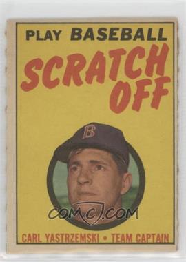 1970 Topps - Scratch Off - Unscratched #_CAYA - Carl Yastrzemski