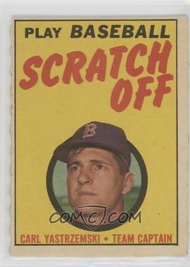 1970 Topps - Scratch Off - Unscratched #_CAYA - Carl Yastrzemski