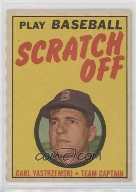 1970 Topps - Scratch Off - Unscratched #_CAYA - Carl Yastrzemski