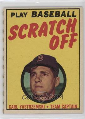 1970 Topps - Scratch Off - Unscratched #_CAYA - Carl Yastrzemski