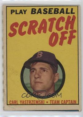 1970 Topps - Scratch Off - Unscratched #_CAYA - Carl Yastrzemski