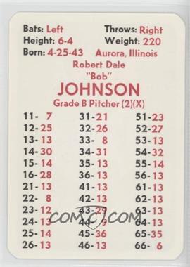 1971 APBA Baseball 1970 Season - [Base] #_BOJO - Bob Johnson [Poor to Fair]