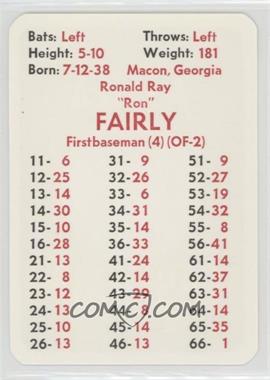 1971 APBA Baseball 1970 Season - [Base] #_ROFA - Ron Fairly [Poor to Fair]