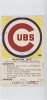 Chicago Cubs Logo [Good to VG‑EX]