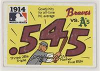 1914 - Boston Braves - Philadelphia Athletics [Good to VG‑EX]