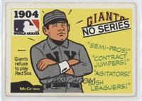 1904 - No Series (Giants vs. Red Sox)