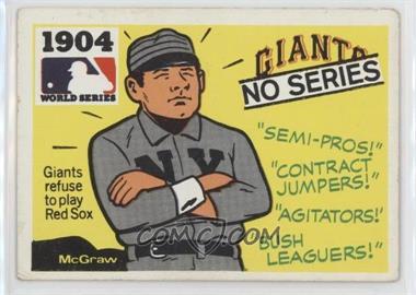 1971 Fleer Laughlin World Series - [Base] #2 - 1904 - No Series (Giants vs. Red Sox)