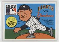 1923 - New York Giants vs. New York Yankees