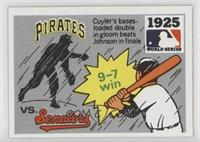 1925 - Pittsburgh Pirates vs Washington Senators
